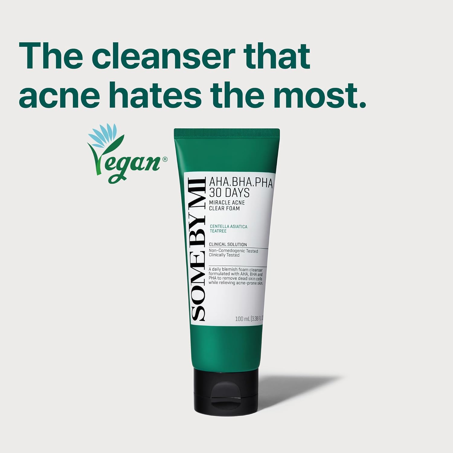 AHA BHA PHA 30 Days Miracle Foam – Αφρός Καθαρισμού για Ακμή & Εξισορρόπηση Σμήγματος 100ML - Some By Mi - glowfit.gr