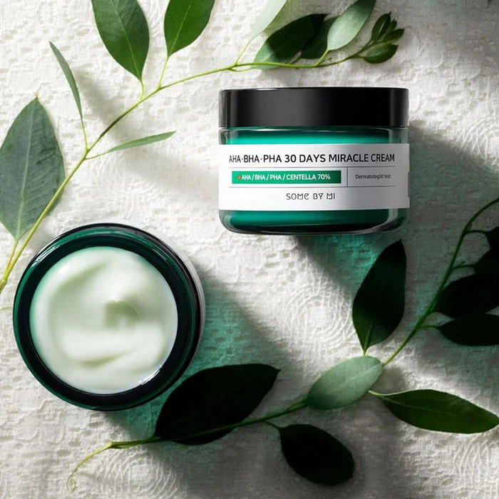 SOME BY MI AHA BHA PHA 30 Days Miracle Cream 60ml - κρέμα προσώπου για ακμή - glowfit.gr
