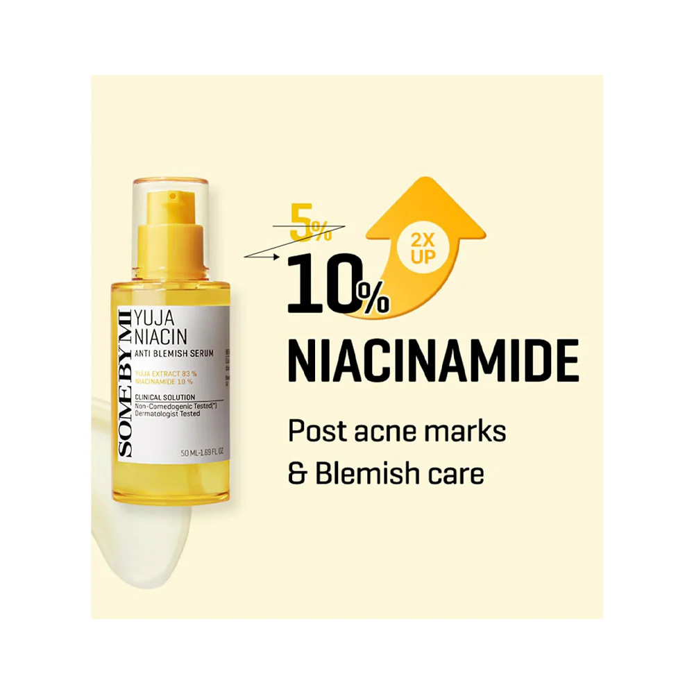 SOME BY MI Yuja Niacin Anti Blemish Serum 50ml - serum για δυσχρωμίες και λάμψη - glowfit.gr