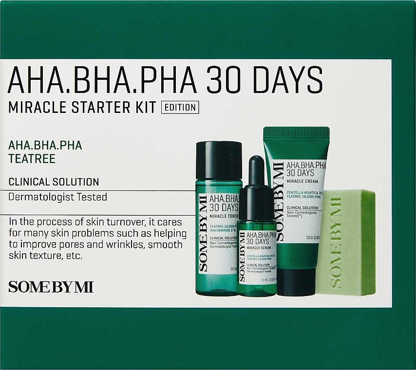 SOME BY MI AHA BHA PHA 30 Days Miracle Toner 150ml - απολεπιστικό toner για ακμή - glowfit.gr