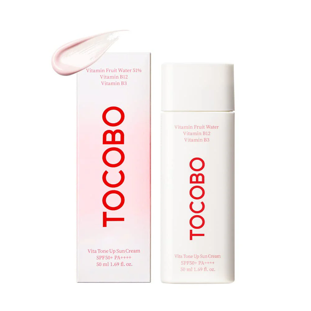 Vita Tone Up Sun Cream SPF50+ PA++++ - Toning Cream with Filter - 50ml - TOCOBO - glowfit.gr