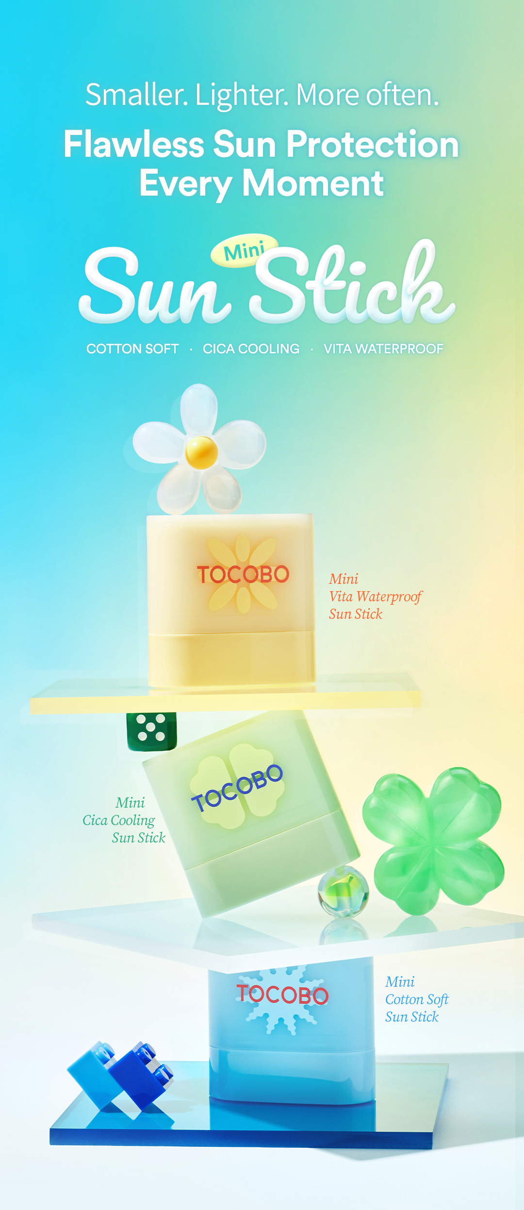 TOCOBO Vita Waterproof Sun Stick Mini 11g - αντηλιακό stick - glowfit.gr