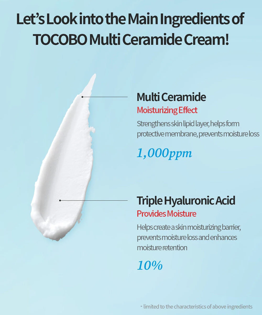 Multi Ceramide Cream 50ml - TOCOBO - glowfit.gr