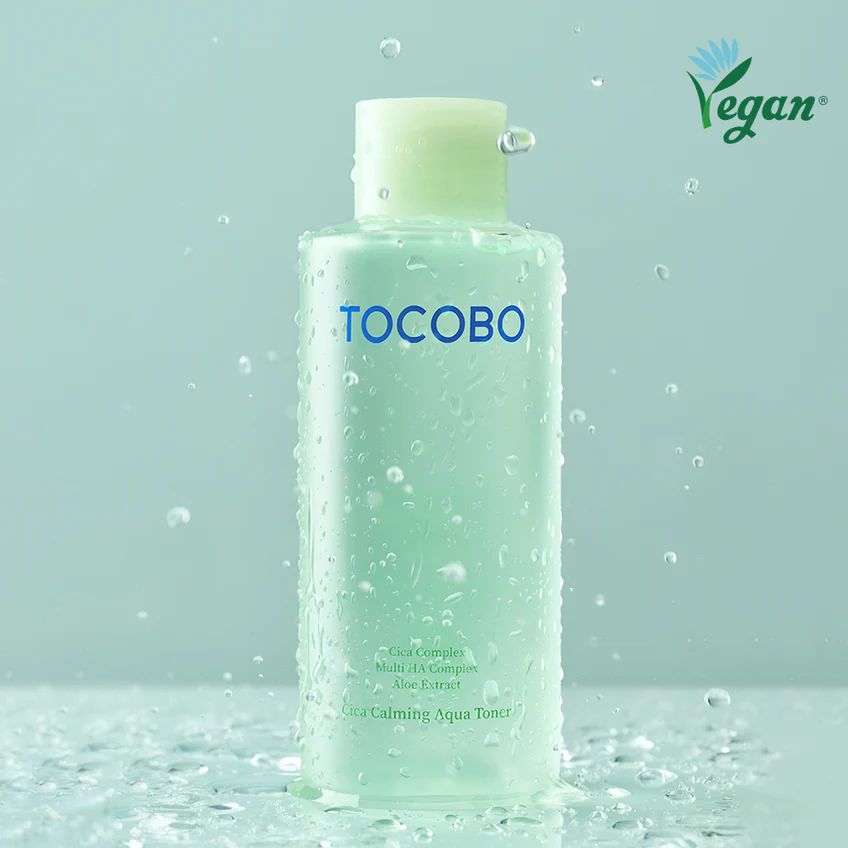 Cica Calming Aqua Toner 200ml – Καταπραϋντικό & Ενυδατικό Τόνερ για Ευαίσθητο Δέρμα - TOCOBO - glowfit.gr