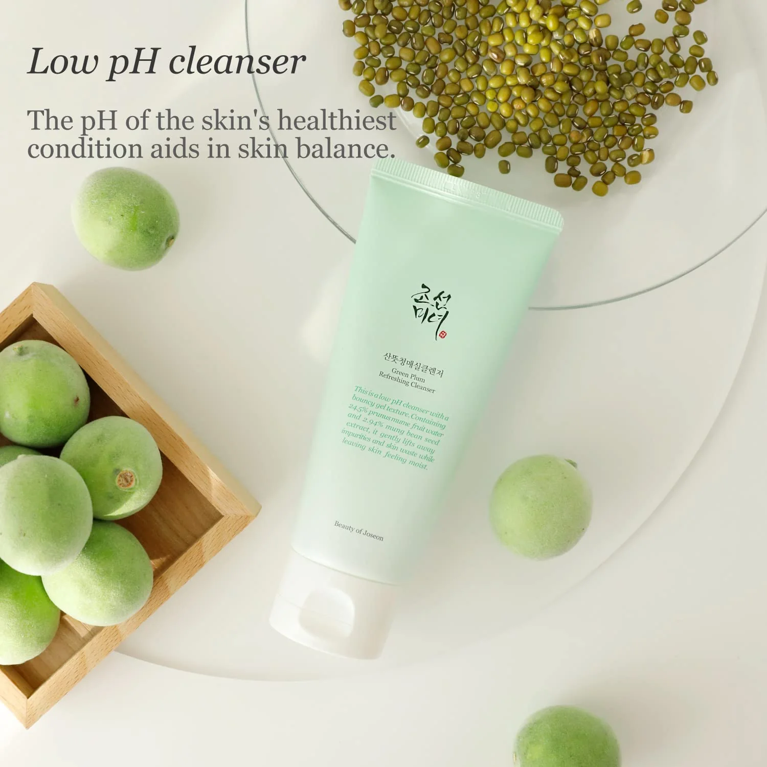 Beauty of Joseon Green Plum Refreshing Cleanser 100ml - κορεάτικο καθαριστικό προσώπου - glowfit.gr