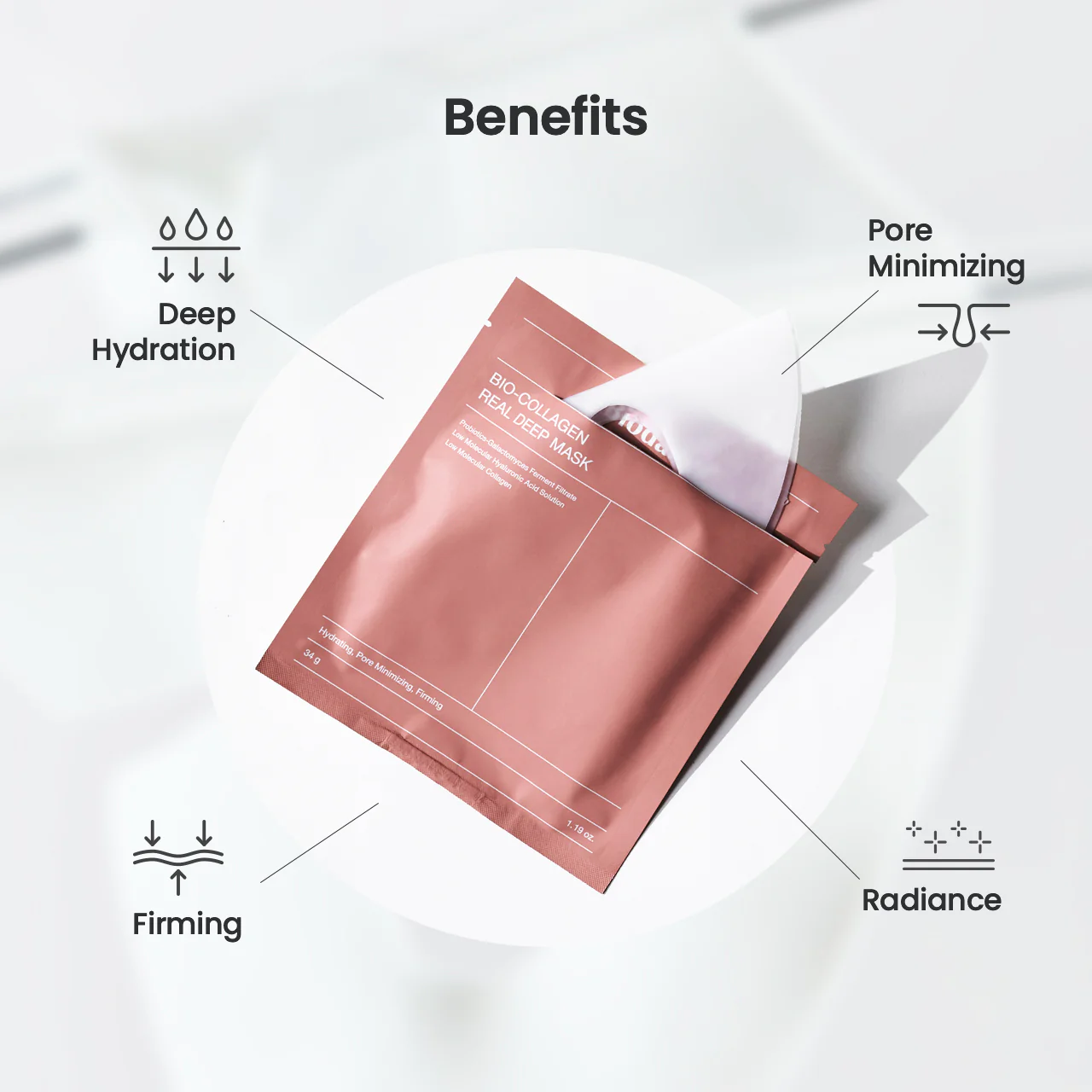 Bio-Collagen Real Deep Mask 1pcs - Biodance - glowfit.gr
