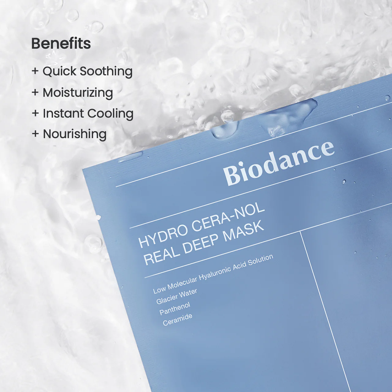 BIODANCE Hydra Cera-Nol Real Deep Mask – Ενυδατική & Καταπραϋντική Μάσκα Υδρογέλης 34gr - Biodance - glowfit.gr