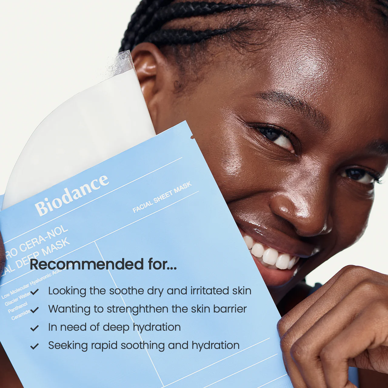 BIODANCE Hydra Cera-Nol Real Deep Mask – Ενυδατική & Καταπραϋντική Μάσκα Υδρογέλης 34gr - Biodance - glowfit.gr