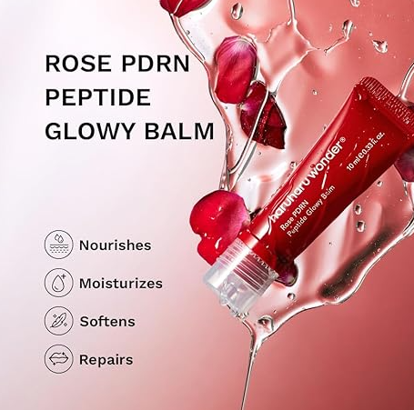 haruharu wonder Rose PDRN Peptide Glowy Balm 10ml - ενυδατικό lip balm - glowfit.gr