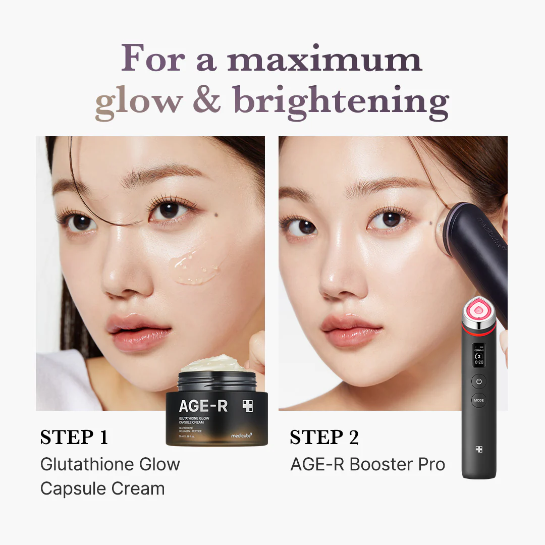 AGE-R Glutathione Glow Capsule Facial Cream 50ml - Medicube - glowfit.gr