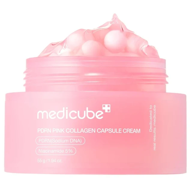 Medicube PDRN Pink Collagen Capsule Cream -  Λάμψη, Ελαστικότητα & Glass Skin 55g - Medicube - glowfit.gr