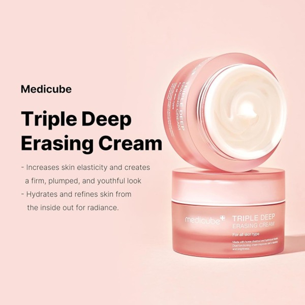 Medicube Triple Collagen Cream 50ml - κορεάτικη αντιγηραντική κρέμα με κολλαγόνο - glowfit.gr
