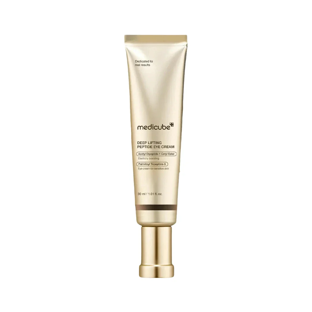 Deep Lifting Peptide Eye Cream 30ml - Αντιγηραντική Κρέμα Ματιών με 20.000ppm Πεπτίδια, Κολλαγόνο & Υαλουρονικό Οξύ - Medicube - glowfit.gr