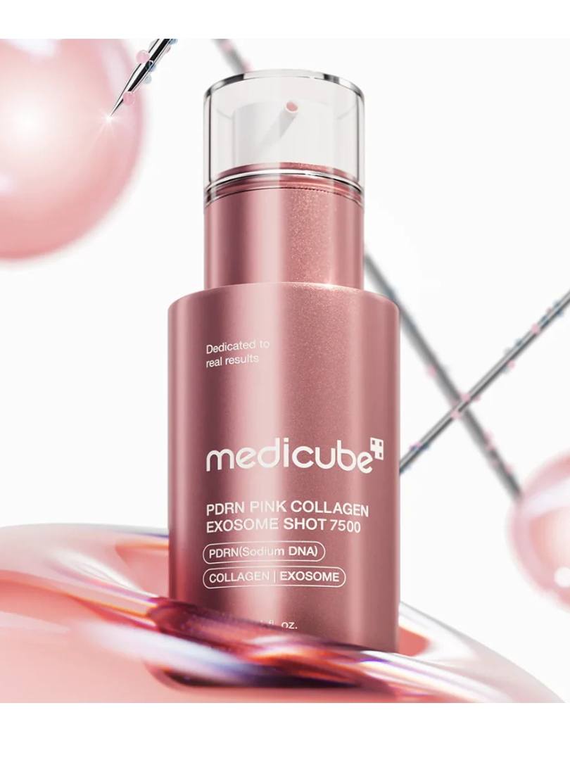Medicube PDRN Pink Collagen Exosome Shot 7500 30ml - serum για πόρους και υφή - glowfit.gr