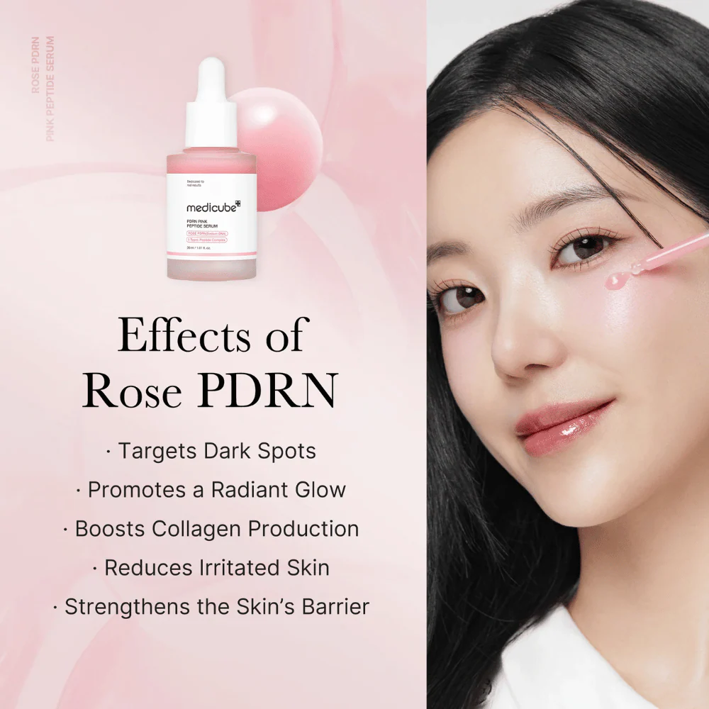 Medicube PDRN Pink Peptide Glow Serum 30ml - serum λάμψης και σύσφιξης - glowfit.gr