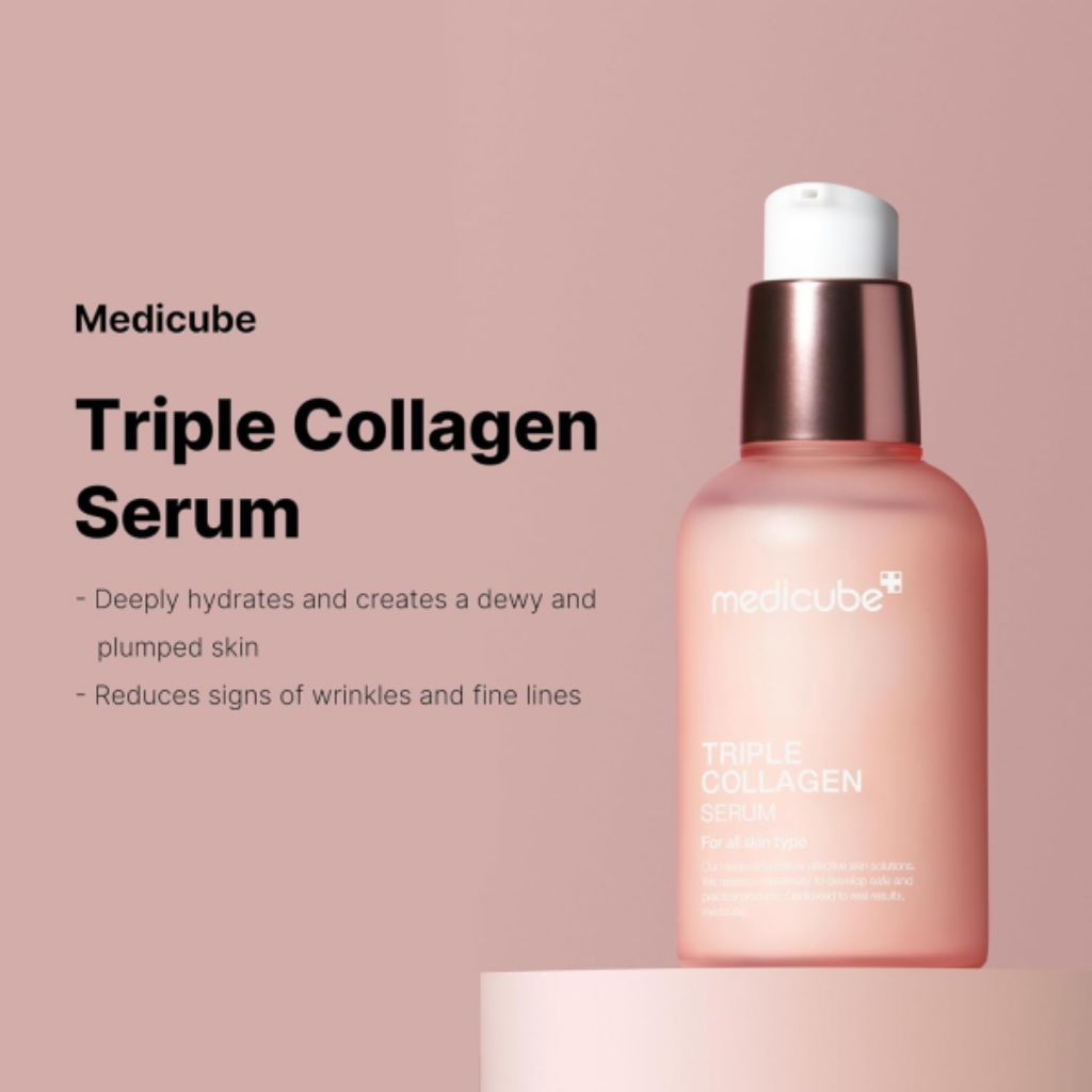 Medicube Triple Collagen Serum 4.0 55ml - serum κολλαγόνου για σύσφιξη και λάμψη - glowfit.gr