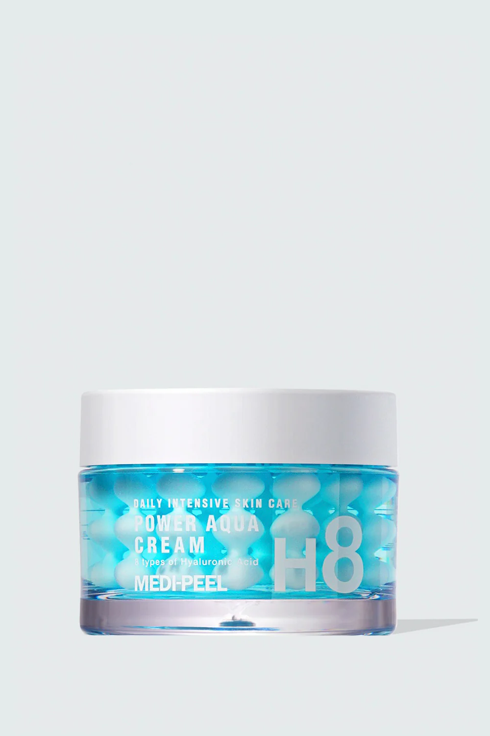 Power Aqua Cream 50gr – Ενυδατική Κρέμα με 8 Τύπους Υαλουρονικού Οξέος, Ασταξανθίνη & Αργιρελίνη - Medipeel - glowfit.gr