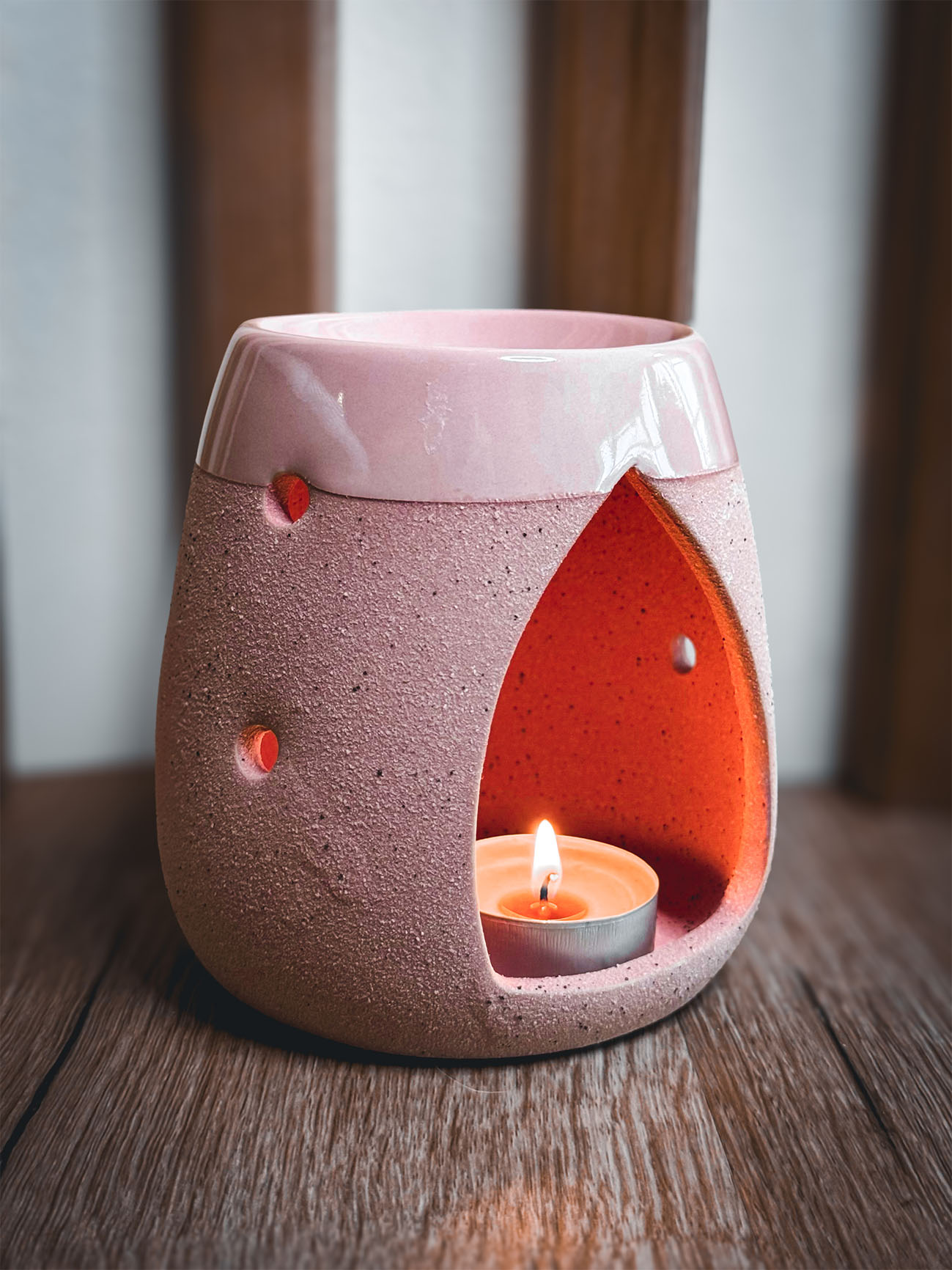 Αρωματιστής Wax Melts και Αιθέρια Ελαια Ροζ -  - glowfit.gr